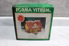 🎄FORMA VITRUM Confectioner's Cottage Limitd Edition No. 41101 Glass Christmas🎄 picture