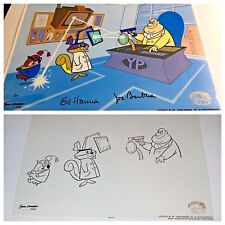 Hanna Barbera Cel Signed Secret Squirrel Yellow Pinkie Rare Number 1 Art Cell picture