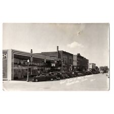 RPPC West Side of Main Street Manning Iowa J.M McDonald Council Oak Foods Rexall picture