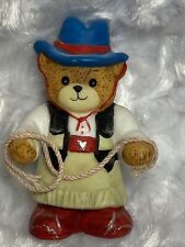 Lucy & Me Rodeo Cowboy Bear Lucy Rigg ENESCO 1990 picture