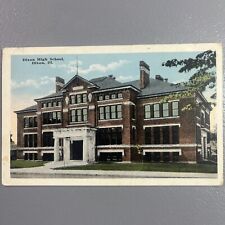 Postcard Dixon High School Dixon IL Vintage picture