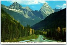 Postcard - One of the world's great driving adventures . . . Rogers Pass, Canada picture