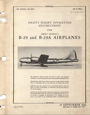 202 Page 1945 B-29 Superfortress 01-20EJ-1 Pilot's Flight Operating Manual on CD picture