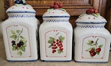 Villeroy & Boch  Country Collection/Cottage Charm 3 piece Canister Set picture