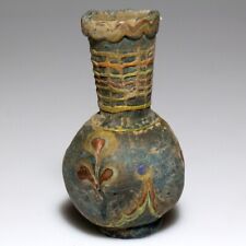 Ancient Phoenician colored bottle-barrel shape with long neck-circa 1000-700 B.C picture