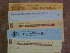 South Dakota  25 vintage bank checks ,all different,mid 1900's era MAILED FREE picture