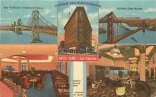 1959 California San Francisco Hotel Shaw Multi Teich Postcard linen 22-11758 picture
