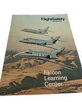 Falcon 10 20 Airplane Learning Center Brochure 1970s Flight Safety International picture