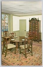 Silas Deane House Wethersfield Connecticut Family Room Interior VNG UNP Postcard picture