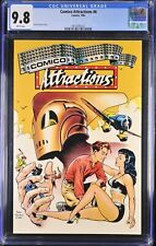 Comico Attractions #6 CGC 9.8 Dave Stevens Rocketeer 1987 Low Census picture