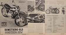 1970 Honda SL175 Motosport 5pg Motorcycle Test Article picture