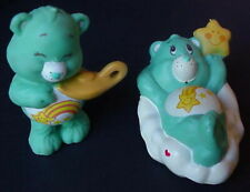 Vintage Care Bears 1980s WISH BEAR Magic Genie Lamp WISHING on a STAR PVC Figure picture
