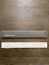 Vintage Teledyne Post 44BA-470 Slide Rule with Plastic Case Hemmi Japan  picture