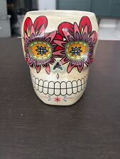 7x5 in. Trader Joe's Sugar Skull Planter  Various Colors picture