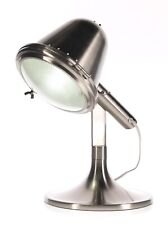 Industrial Style Lamp 2004 CN Burman Co. Vintage 17in 5lbs  Silver 110V-120V E26 picture