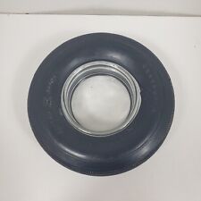 Vintage Firestone Super Sports Thick Rubber Tire Glass Ashtray Promotional picture