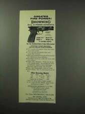 1959 Browning 9mm Hi-Power Automatic Pistol Ad picture