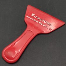Firestone 'The People Tire People' Promotional Red Ice Scraper 1950s '60s picture