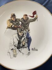 Gorham Norman Rockwell 1962 Fall- Cheering The Champ 1982 Limited Edition Plate  picture