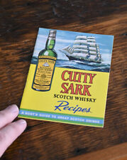 Vintage 1960s CUTTY SARK SCOTCH WHISKY Cocktail Recipes Booklet picture