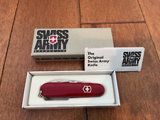 Victorinox Swiss Army Knife Red 'Recruit' NOS Vintage Gray box picture
