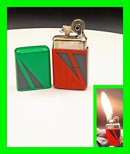 Early Vintage Art Deco Strik-a-lite Pocket Petrol Lighter - In Working Condition picture