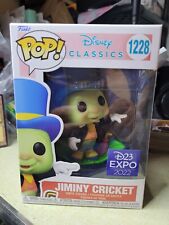 Funko Pop Jiminy Cricket D23 Expo 2022 Exclusive Disney Classics Pinocchio 1228 picture