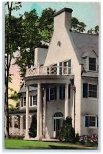 1938 Exterior View Nittany Lion State College Pennsylvania Hand-Colored Postcard picture