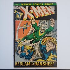 The X-men #76 Vol. 1 (1963) 1972 Marvel Comics Reprints #28 1st App of Banshee picture