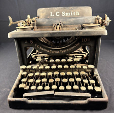 Vintage 1920's LC Smith Corona Typewriter 8 10