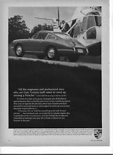Original 1967 Porsche 911 vintage print ad and  4 page road test picture