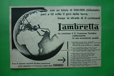 Lambretta Innocenti Advertising 2 Original Pages 1953 2nd Tourist Contest picture