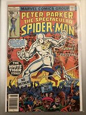 Peter Parker The Spectacular Spider-Man #9 Newsstand 1st White Tiger picture
