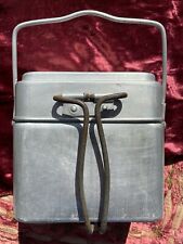 Original WW2 French Army Militaria 3 Piece Mess Kit 1939 Marseille France  picture