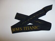 0641 RMS Titanic Cap Ribbon White Star IR31E picture