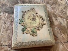 antique VINTAGE 1800’s ALBUM WITH 32 PHOTES IN THE BOOK picture