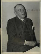 1935 Press Photo J.J. Pelley at Senate Interstate Commerce Committee probe picture