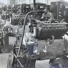 Antique 1918 Automobile Car Engline Plant Detroit MI Stereoview Photo Card P973 picture