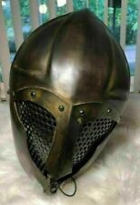 SCA Dark Age Medieval Knights Helmet Reenactment Armor Viking Halloween Cosplay picture
