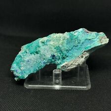 107G Chrysocolla Dioptase Shattuckite with Quartz Crystals Specimen High Quality picture