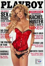 Rachel Hunter Signed 2004 Playboy Magazine PSA C52295 picture
