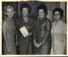 1969 Press Photo Four Military Wives at Event - sam05371 picture