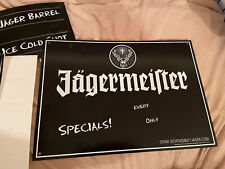 NEW JAGERMEISTER SIGN CHALKBOARD FONT STICKERS 