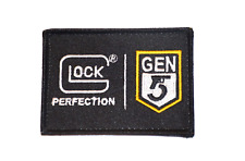 GLOCK PERFECTION GEN 5 FACTORY LOGO PATCH 17 19 22 23 26 27 42 43 44 48 RARE NEW picture