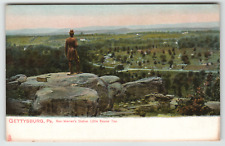 Postcard Raphael Tuck General Warren's Statue Gettysburg, PA #2397 picture