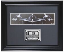SR-71A Blackbird Framed Print Signed Chief Test Pilot Robert Bob Gilliland COA picture