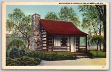 Postcard Washington's Headquarters, Cumberland, Maryland linen 1947 L186 picture