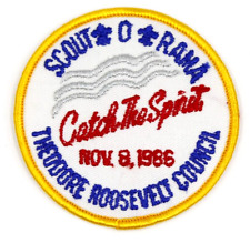 1986 Scout-O-Rama Catch the Spirit Theodore Roosevelt Council Patch Scouts AZ NM picture