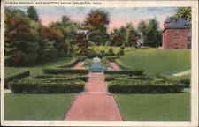 Arlington Massachusetts MA Robbins Memorial Menotomy Indian c1920s-30s Postcard picture