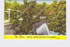 PPC Postcard OK Oklahoma Davis Falls Creek Baptist Assembly The Dam Scenic View picture